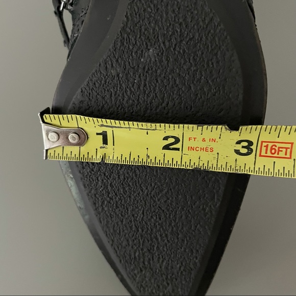 Goffredo Fantini Black Leather Kitten Heel Boots Size 36.5 Made In Italy - Picture 11 of 15